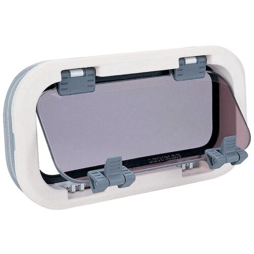 Иллюминатор «Standard», размер 3, прозрачное стекло/белая рамка