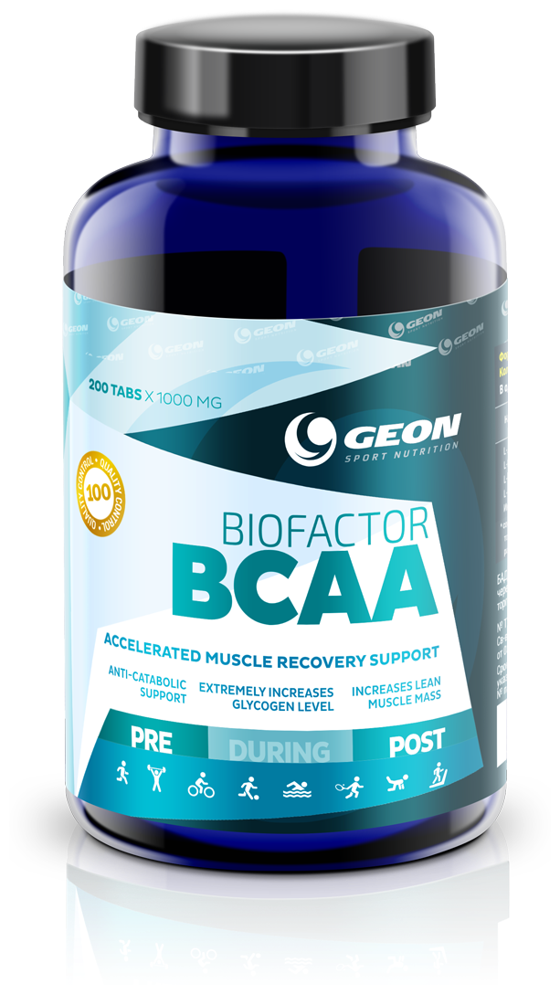 Комплекс BCAA 2:1:1 GEON Bio Factor, таблетки, 200шт, 200гр - фото №8