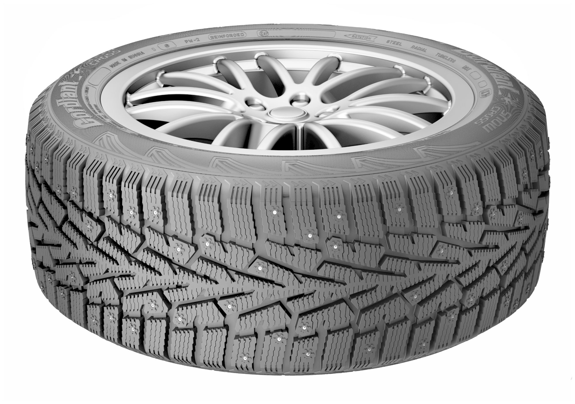 Зимние шины Cordiant Snow Cross (PW-2) 185/60 R15 84T шип - фотография № 14