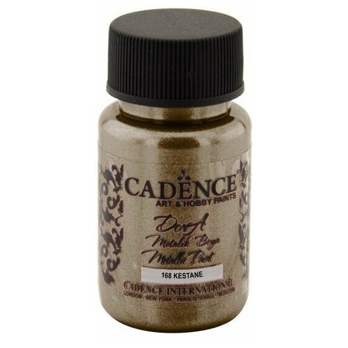 Акриловая краска Cadence Dora Metallic Paint. Chestnut-168