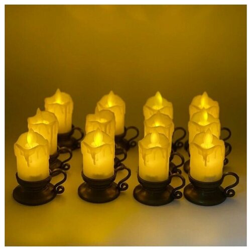 Набор светодиодных свечей 12 штук