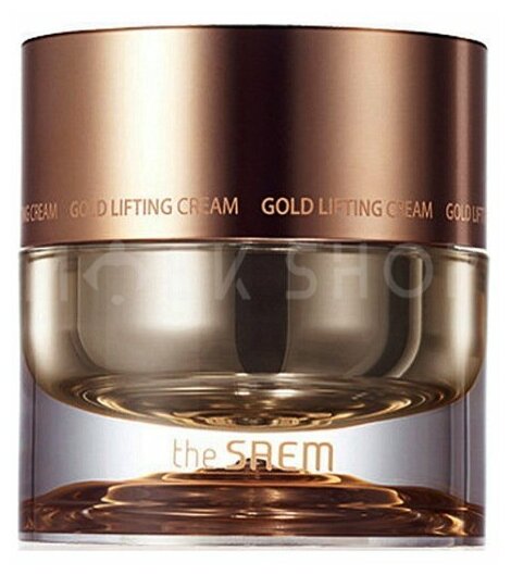 Антивозрастной крем для лица с лифтинг-эффектом The Saem Gold Lifting Cream