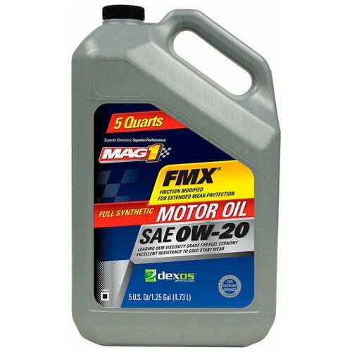 Моторное масло MAG 1 FULL SYNTHETIC FMX 0W-20 DEXOS1 GEN2 4.73л MAG65828