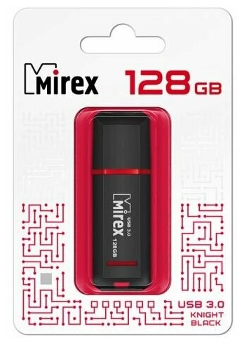 Накопитель USB 3.0 128GB Mirex KNIGHT 13600-FM3BK128 черный