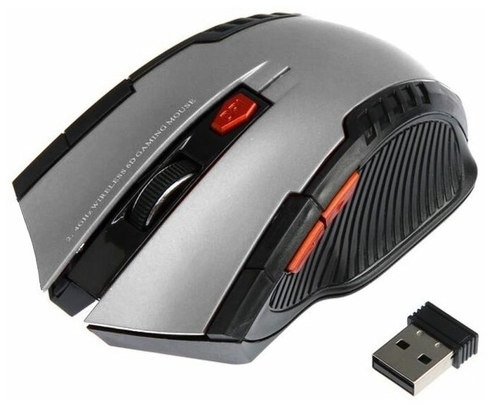 Беспроводная bluetooth игровая мышка для компьютера или ноутбука / Высокоточная блютуз мышь компьютерная для игр 1600dpi для ПК