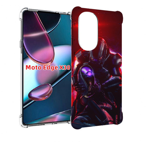 Чехол MyPads Mass Effect для Motorola Moto Edge X30 задняя-панель-накладка-бампер чехол mypads mass effect для motorola moto e7 power задняя панель накладка бампер