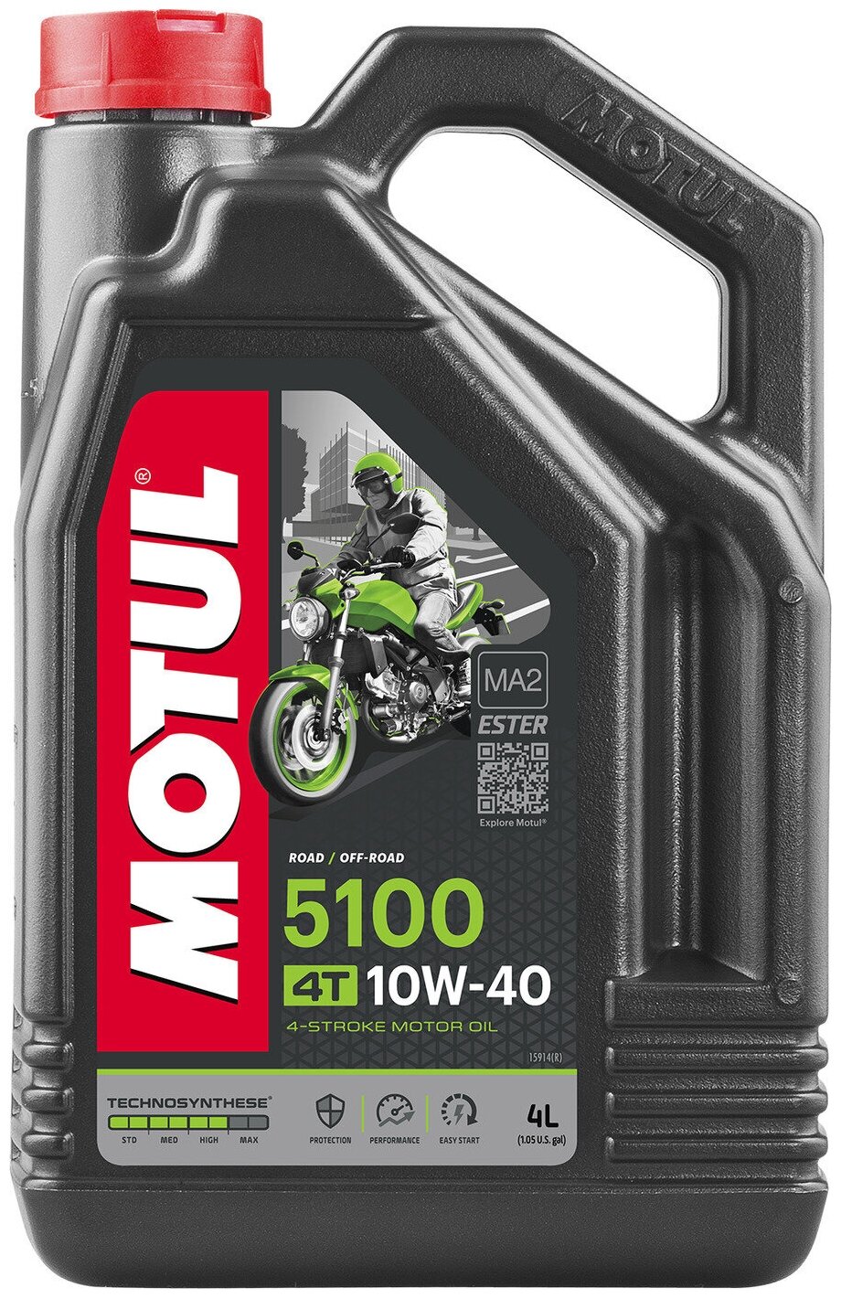 Полусинтетическое моторное масло Motul 5100 4T 10W40