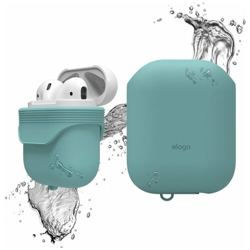 Водонепроницаемый чехол Elago Waterproof Case для AirPods, коралловый синий (EAPWF-BA-CBL) waterproof action camera case forsj4000 wifi sj4000 sj7000 h9 h9r waterproof case cover