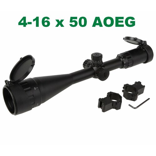 Оптический прицел 4-16Х50 BW-65 AOEG , профессиональный, с подсветкой красный и зеленый крест