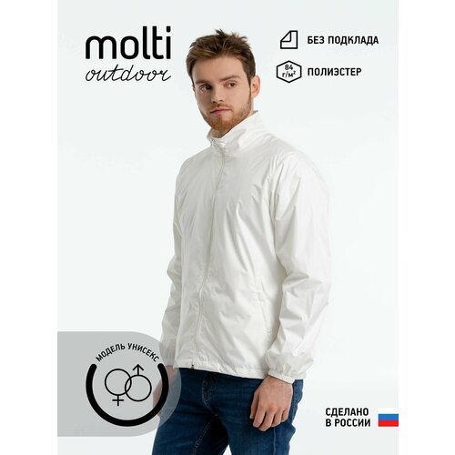 фото Ветровка molti базовая коллекция, размер xs, белый