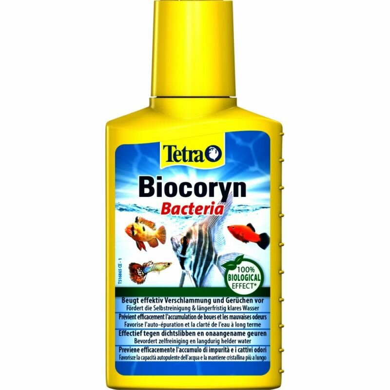 Tetra Biocoryn Bacteria Кондиционер для разложения органики 100мл на 400л