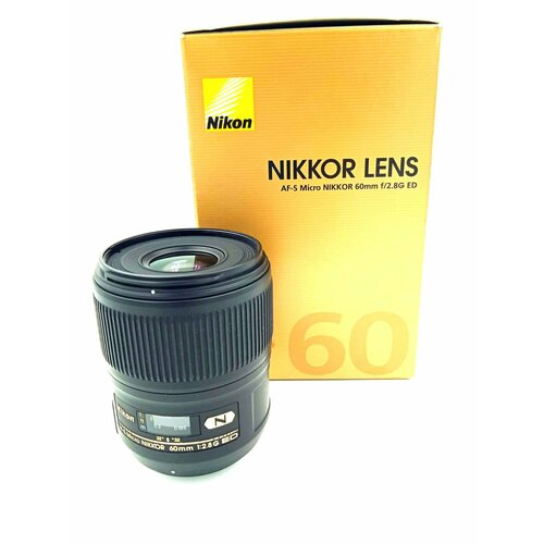 Объектив Nikon AF-S 60mm f28G ED Micro-Nikkor 91400₽