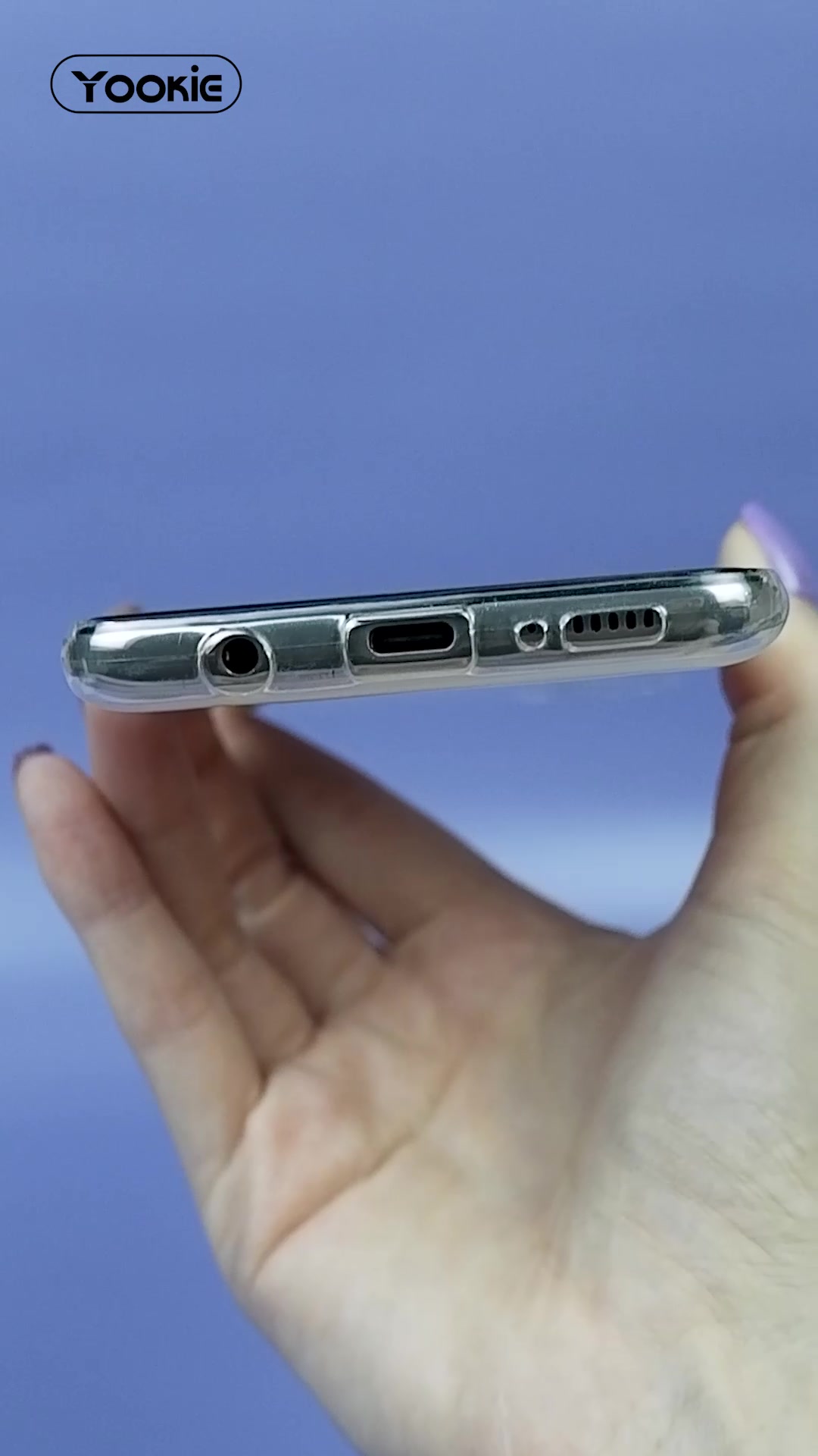 Прозрачный силиконовый чехол с защитой камеры для телефона Realme 8i / Тонкий противоударный чехол на смартфон Реалми 8ай — фото 1