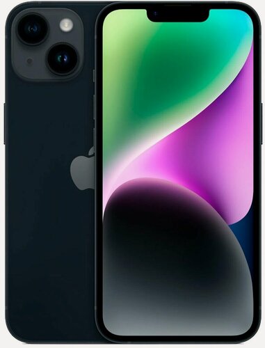 Изображение товара Смартфон Apple iPhone 14 512GB, Dual: eSim Midnight (темная ночь)
