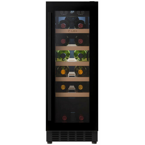 Встраиваемый винный шкаф LEX LWD3020BL 52099₽