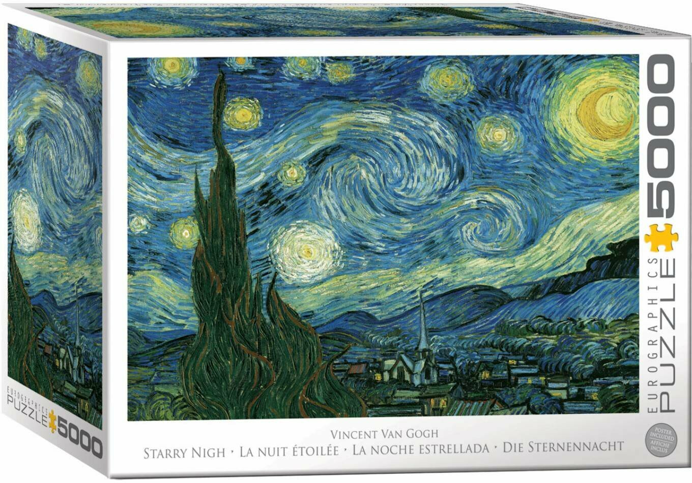 Пазл для взрослых Eurographics 5000 деталей: Звездная ночь (Fine Art Masterpieces)