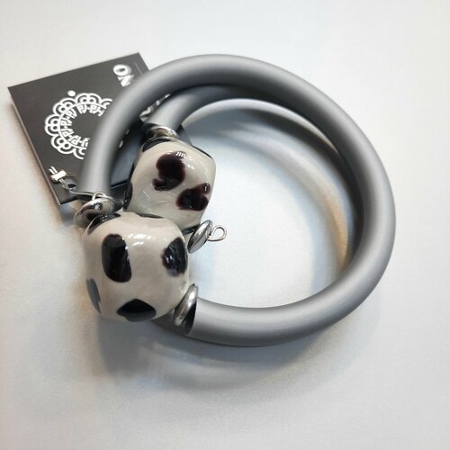 Браслет PJ Murano, стекло, серый