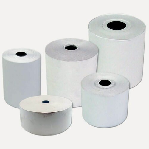 Изображение товара Чековая лента из термобумаги НБК 57мм (диаметр 38мм, намотка 23м, втулка 12мм) 204шт. (3-02/0532)