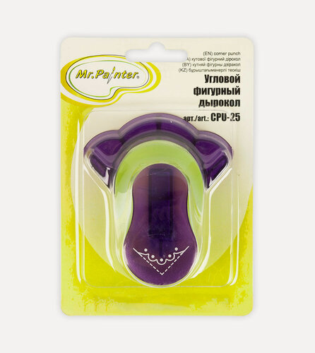 Изображение товара Mr.Painter Угловой дырокол 2.5 см, 12 узоров кружева для скрапбукинга и рукоделия