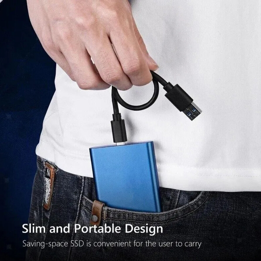 Портативный жесткий диск Xiaomi, 8T, SSD, USB3.1 — купить в интернет ...