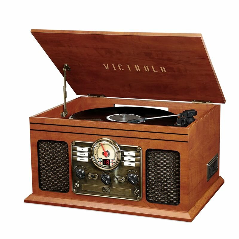 Victrola Многофункциональный виниловый граммофон Quincy Retro LP