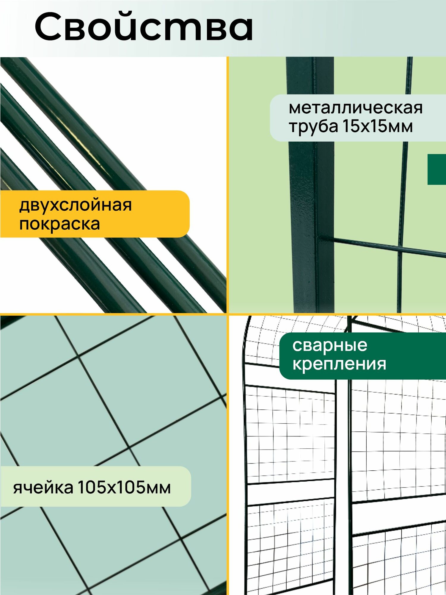 Арки Садовые Арка садовая Решетка 75ПТ зеленая
