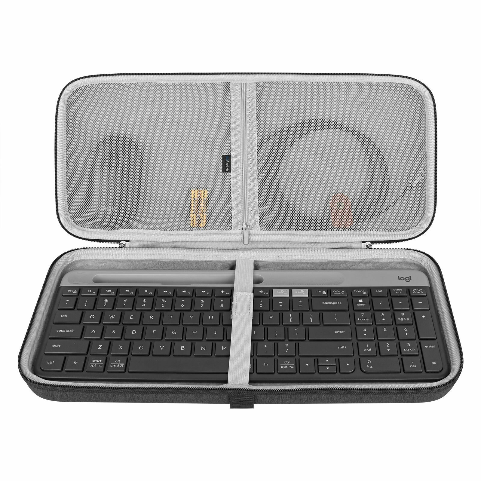 Дорожный чехол для клавиатуры с твердым корпусом, совместимый с Logi MK470 Slim Wireless, K585, K580 и Logi MX Anywhere 3