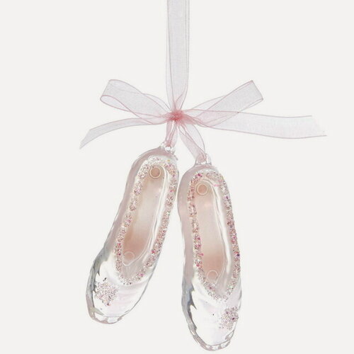Изображение товара Елочная игрушка Пуанты балерины Иветт 10 см, подвеска, Kurts Adler, T2105-1