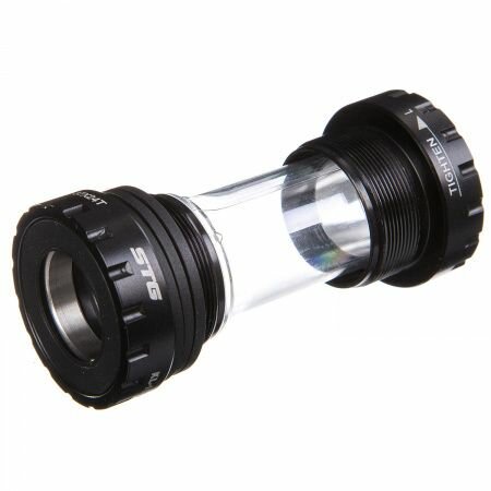 Каретка велосипедная STG KL-101A 22-24MM, черная, алюминий, стандарт BSA