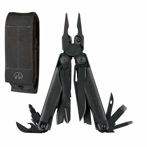Мультитул LEATHERMAN Surge черный с нейлоновым чехлом, 21 функция