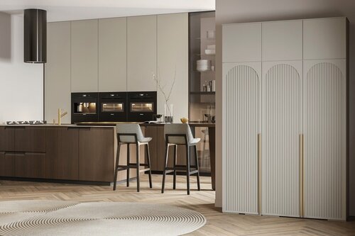 Изображение товара Шкаф распашной Брей-3 Хит Кашемир для одежды трехдверный 150*260*50