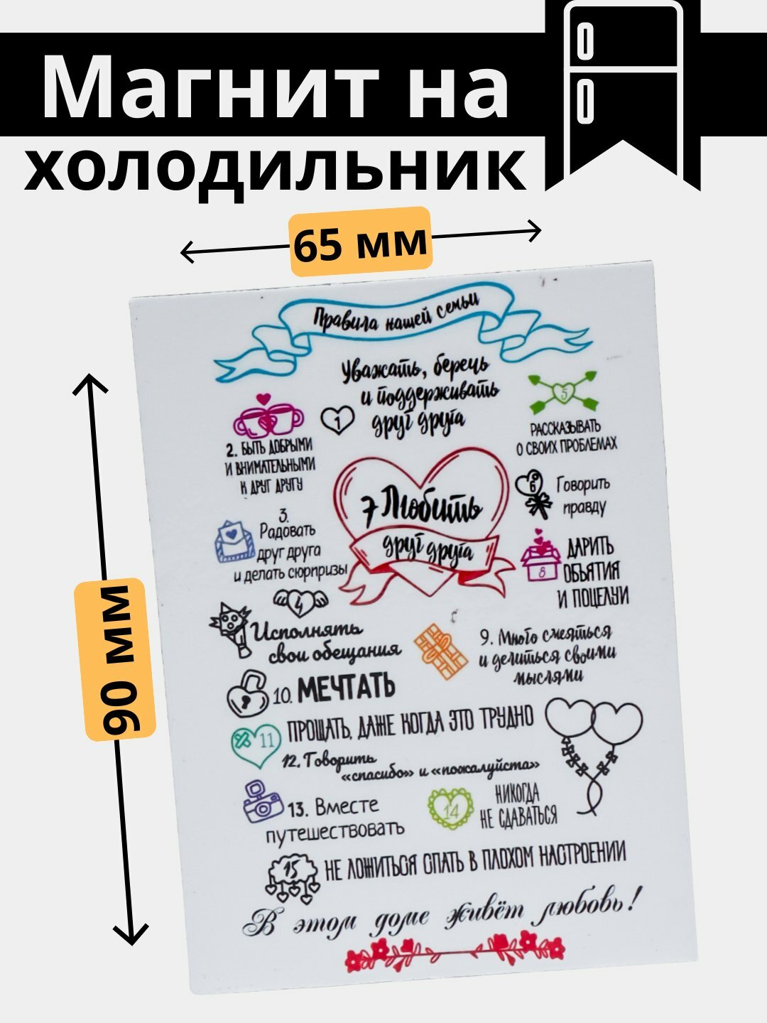 Магнит, холодильник, украшение, интерьер, дом, правила, порядок, уют, подарок, кухня, вежливость,