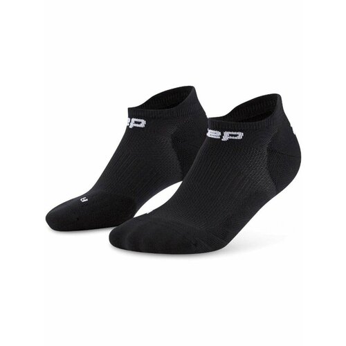 фото Носки cep core run socks, no show, 5.0, размер 42-44, черный