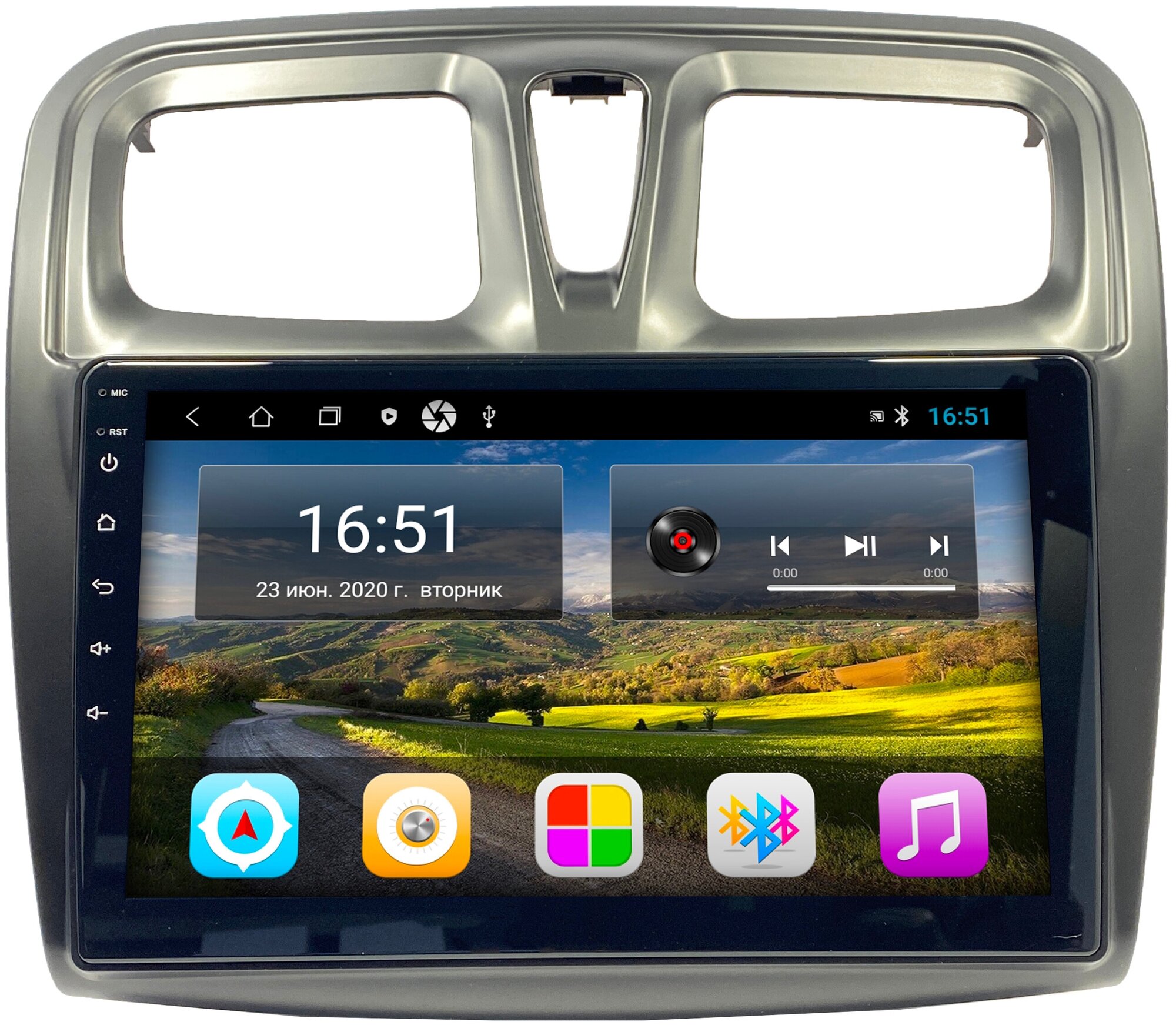 Штатная магнитола Zenith Renault Logan 2 2014-2021, Android 10, 2/16GB