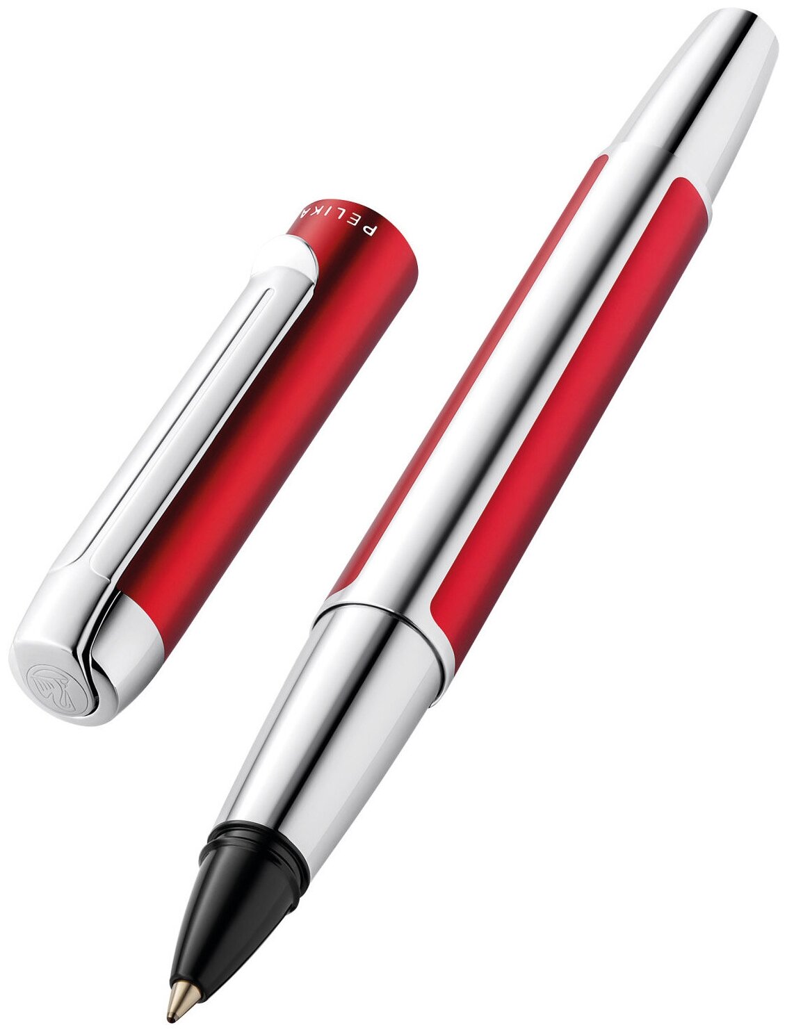Ручка роллер Pelikan Elegance Pura R40 (PL817462) бордовый/серебристый черн. черн. карт.уп.