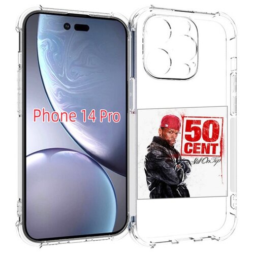 Чехол MyPads 50 Cent - Still On Top для iPhone 14 Pro задняя-панель-накладка-бампер чехол mypads 50 cent still on top для vivo iqoo 11 задняя панель накладка бампер
