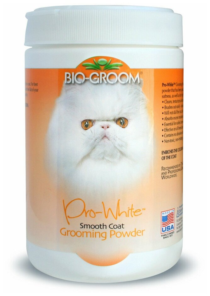 Bio-Groom Pro White Smooth пудра мягкая - 178 мл