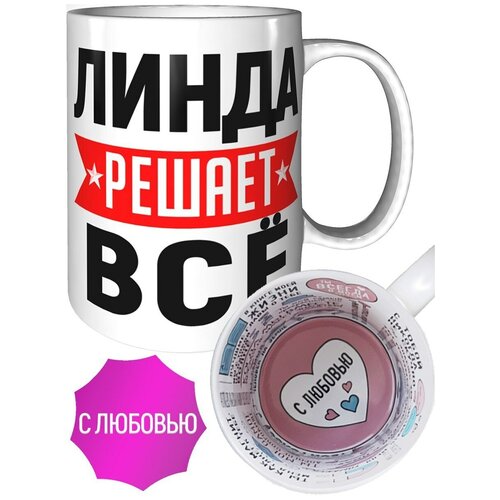 Кружка Линда решает всё - с признанием в любви.