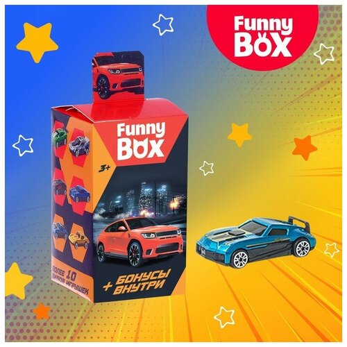 Набор для детей Funny Box Машинка Набор: инструкция, наклейки, микс