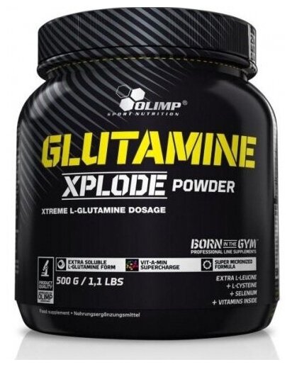 Olimp Sport Nutrition Glutamine Xplode (500 гр) - Апельсин