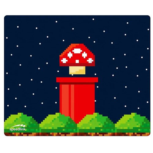 Коврик для мыши Speedlink Vinpad Mousepad retro-design (mushroom) (SL-620702-RETRO) ruicaica simple design maid sama unique desktop pad game lockedge mousepad anti slip laptop pc mice pad mat gaming mousepad