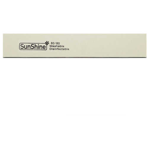 SunShine, пилка WHITE широкая (80/80), 10 шт