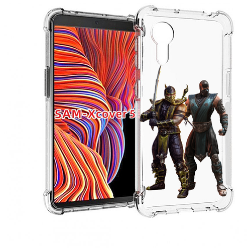 Чехол MyPads Mortal-Kombat-1 для Samsung Galaxy Xcover 5 задняя-панель-накладка-бампер чехол mypads mortal kombat 2 мужской для samsung galaxy xcover 5 задняя панель накладка бампер