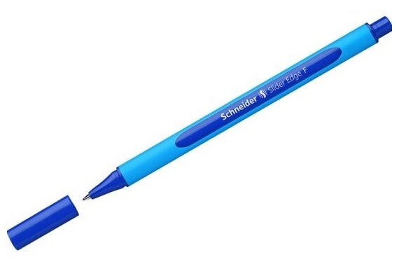 Ручка шариковая Schneider "Slider Edge F" синяя, 0.8 мм, трехгранная