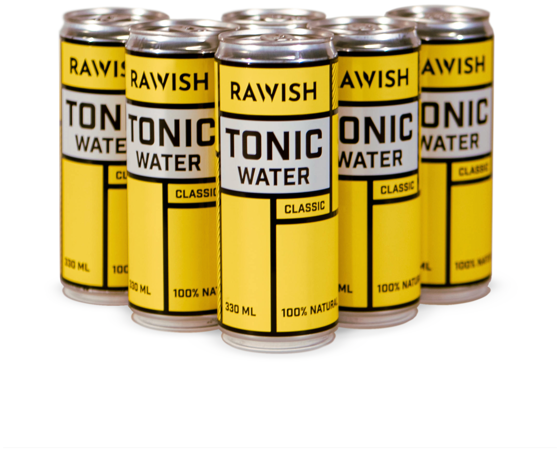 Газированный напиток Rawish "Классический тоник", 12 шт x 0,33 л (ж/б) - фотография № 1