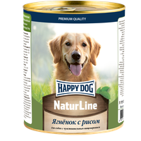 Корм для собак Happy Dog NaturLine, ягненок, с рисом 970 г