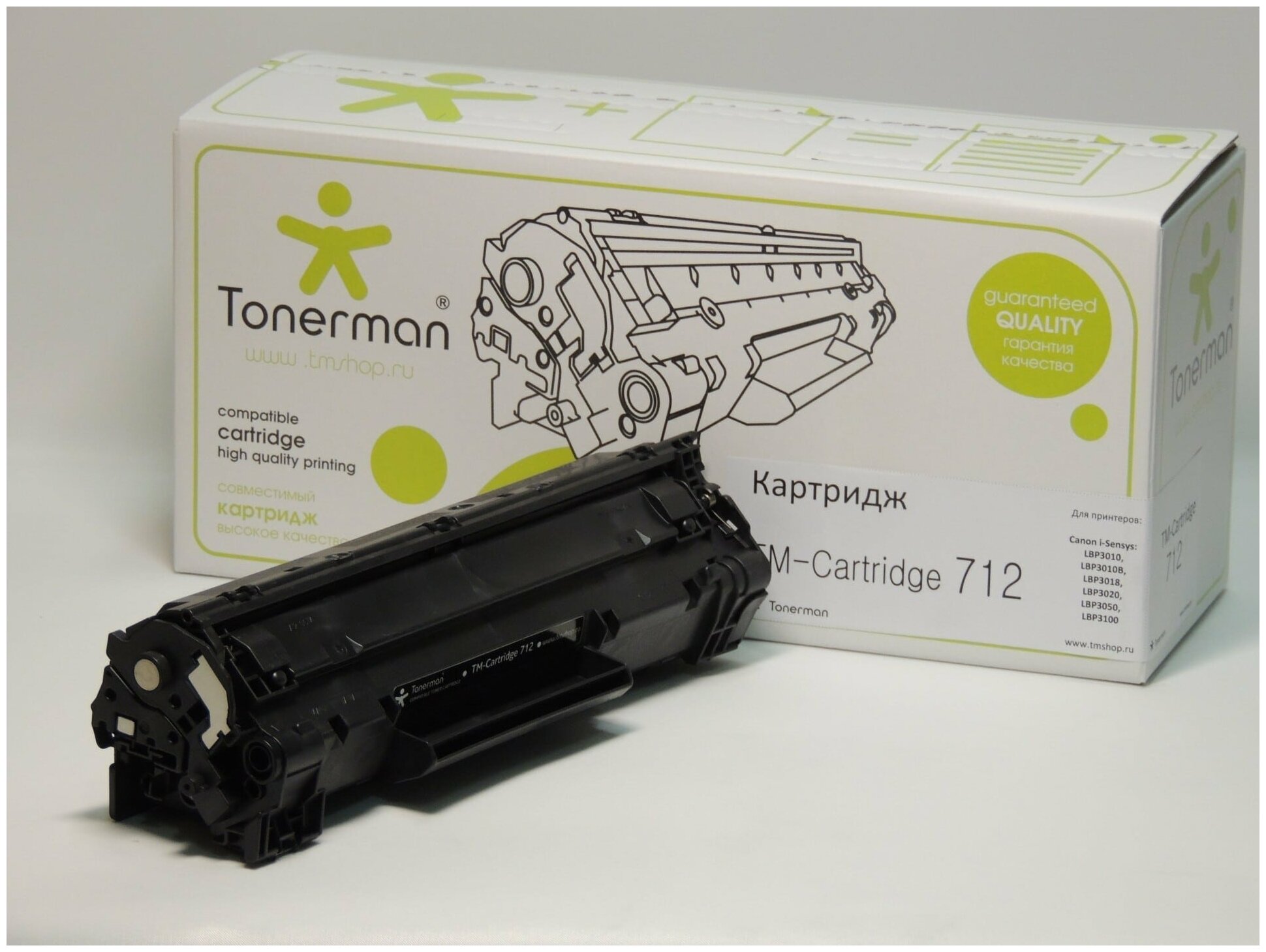 Картридж Tonerman 712 для Canon i-Sensys LBP3010, LBP3010B, LBP3018, LBP3020, LBP3050, LBP3100