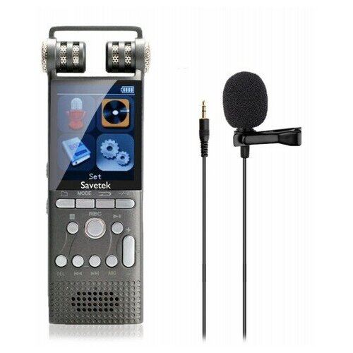 Профессиональный цифровой диктофон Savetek GS-R06 8GB 399000₽