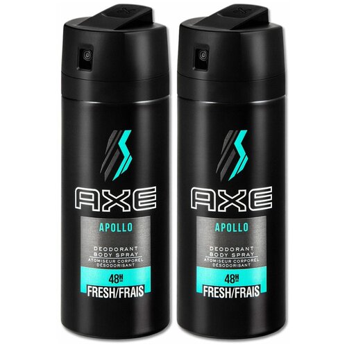 Дезодорант мужской AXE Apollo, 150 мл, 2 шт. дезодоранты axe дезодорант аэрозоль axe click