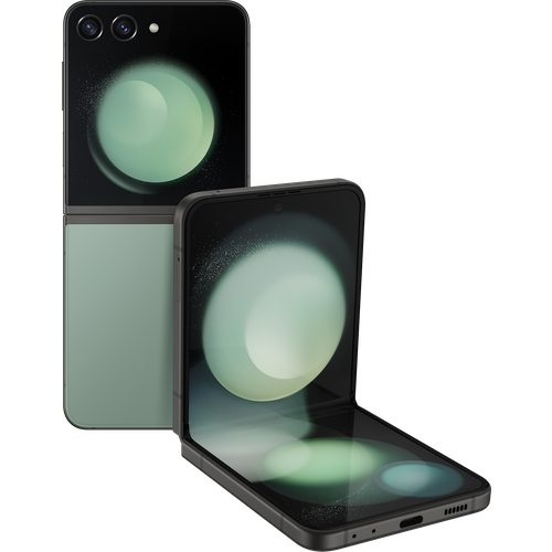 Смартфон Samsung Galaxy Z Flip5 8/512 ГБ, Dual: nano SIM + eSIM, зеленый смартфон samsung galaxy z flip5 8 512 гб dual nano sim esim мятный